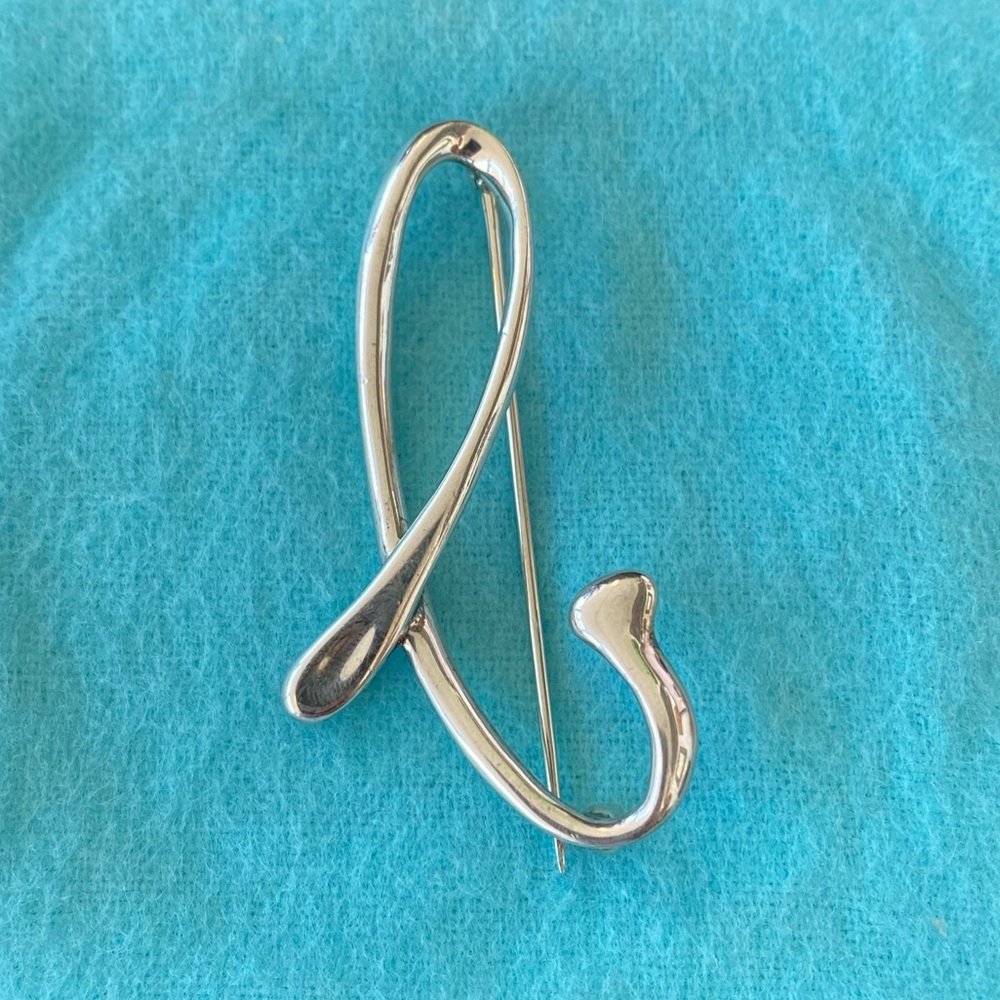 Tiffany & Co. Elsa Peretti Large Initial b Brooch